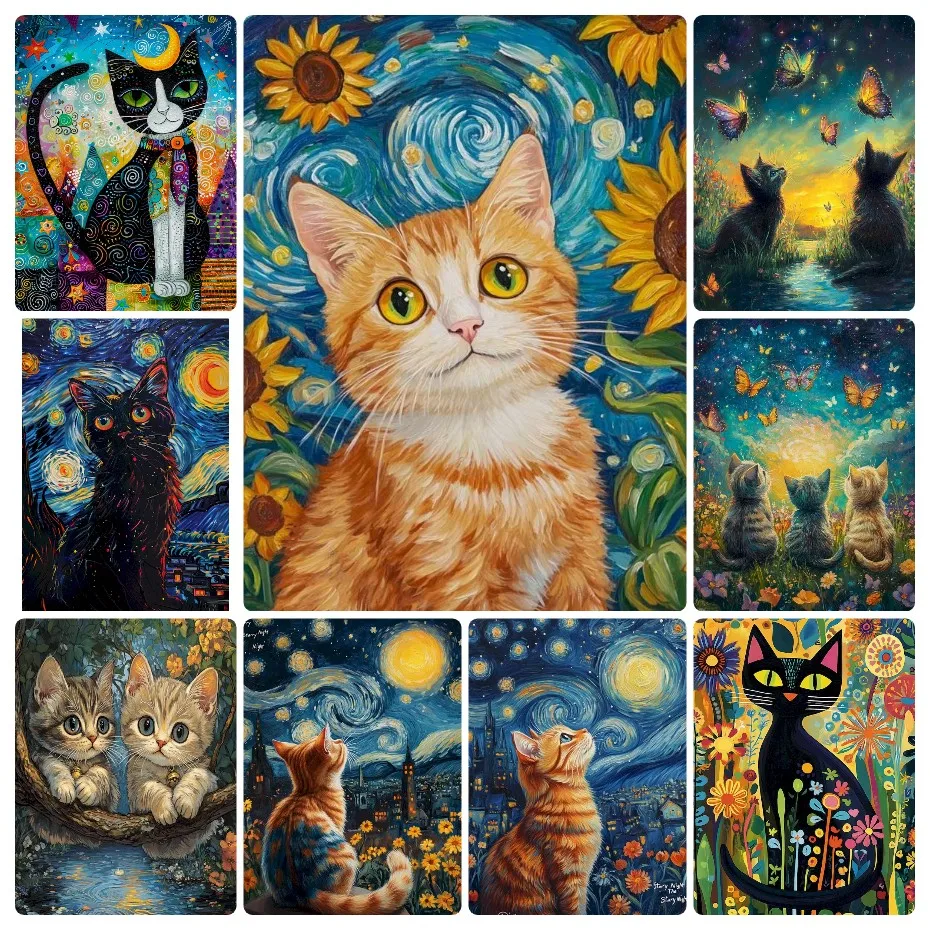 

DIY Animals Cat Acrylic Jigsaw Puzzles Adults Puzzle Games Family Fun Puzzles Educational Toys DIY Creative Gifts Home Decor