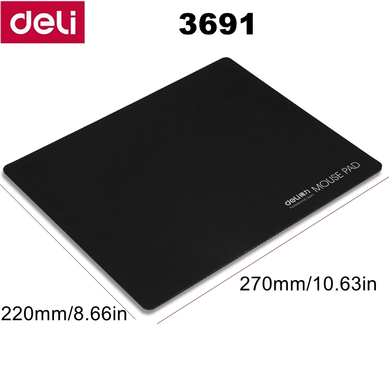 Deli 3691/3692 Standaard Muismat 83002 Grote Muismat Antislip Zachte Textuur Bureau Muismat Voor Kantoor En Gaming