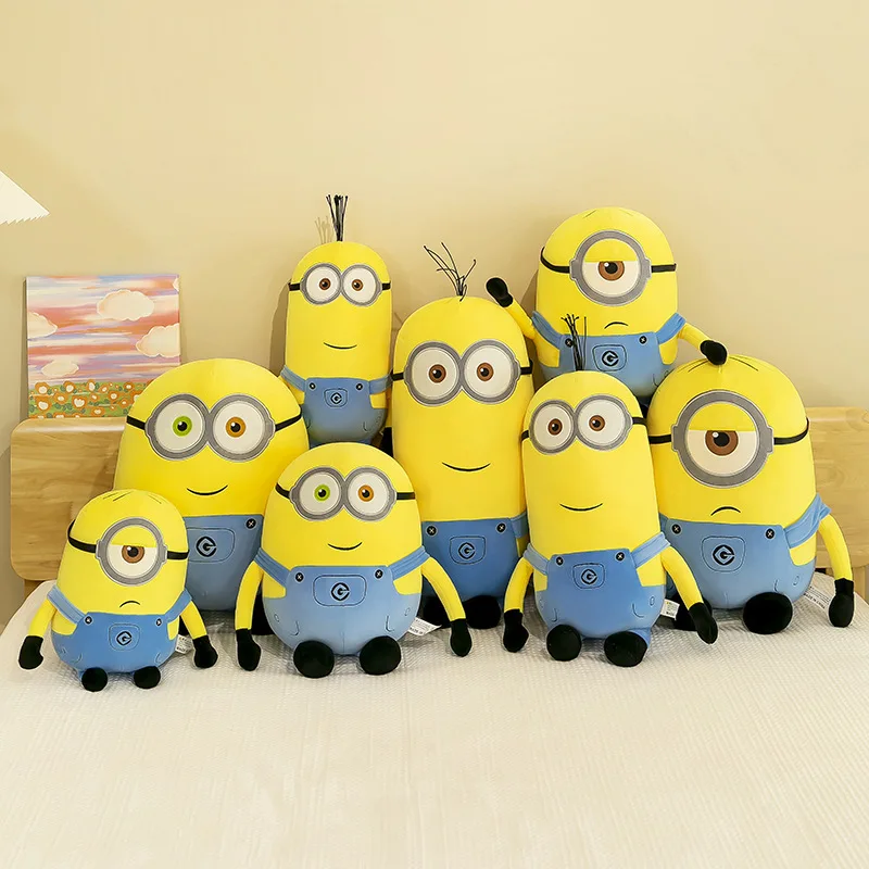 

Disney Cartoon Minions Plush Doll Big Toy Cute Soft Lunch Break Pillow Office Lumbar Support Car Decoration Girl Birthday Gift