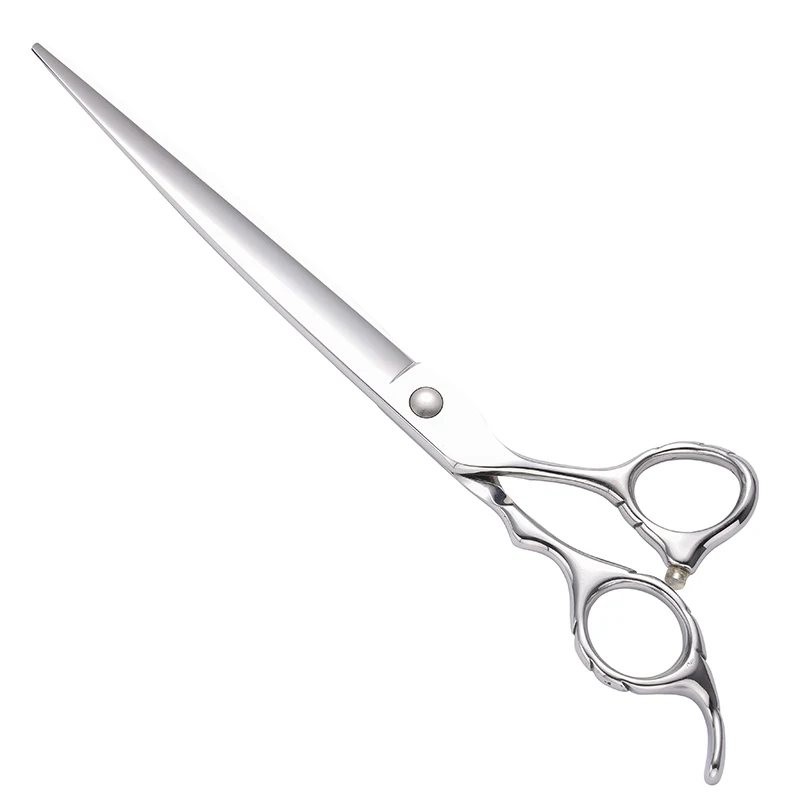 HUASIS HU3 Pet Grooming Tool Scissors 8inch with Pink Screw Japan 440C High Quality Straight Shear for Gog Free Shipping