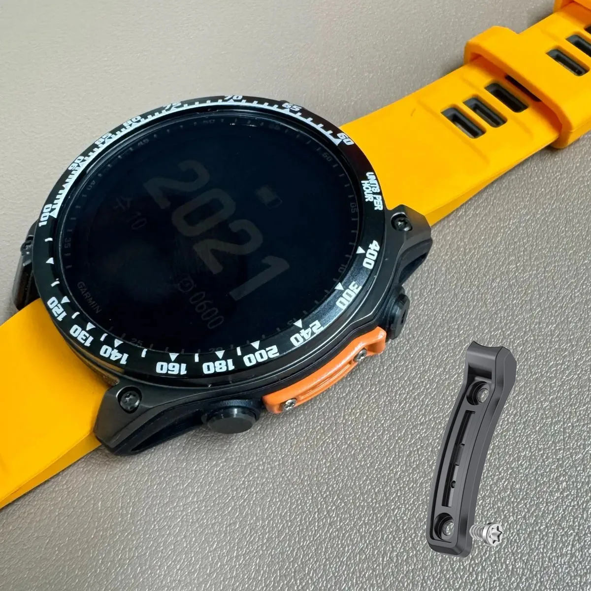 Zubehör Stoßschutzleiste für Garmin Fenix 8/ Fenix8/ Tactix 8/ Quatix 8 Uhr Seitliche Legierungs-Schutzkante gegen Kollisionen