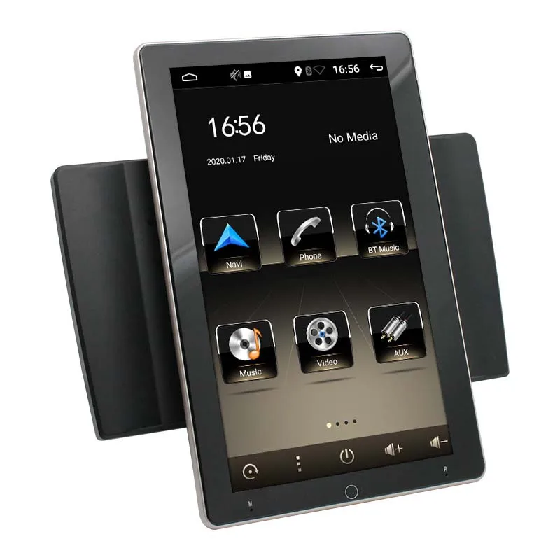 Horizontal Vertical Rotatable Multimedia Music Head Unit Dual Din Video Stereo System Automatic Radio Car Radio Player