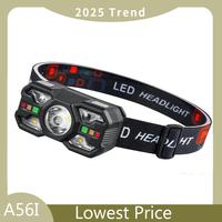 ABDD Induction LED Headlamp Rechargeable IR Motion Sensor Head Lamp Camping Night Fishing Cycling Portable Headlight