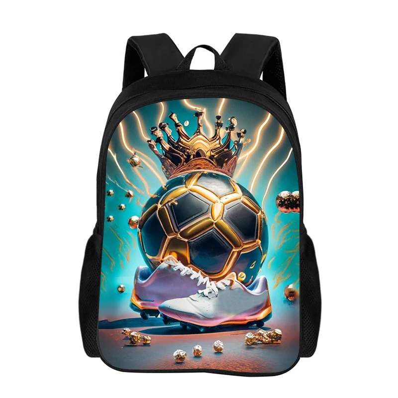 Sports Football Match Backpack Football Star School Large Capacity Backpack for Child Light Weight Child Knapsack Rucksack