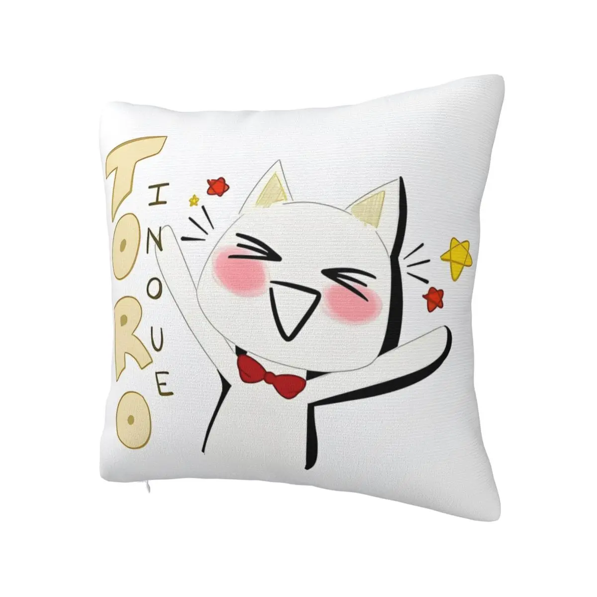 Pillow Cover Toro Inoue Cat Design Cushion Cover Funny Pillow Case For Office Car Home Decorative Pillowcases