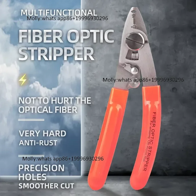 High Quality Multi-function Wire Stripper Can Cut Wire Jumper Bare Fiber Tail Pliers Multi-purpose Optical Fiber Stripper