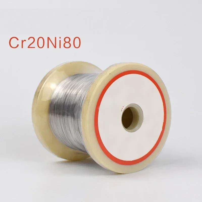 

50M Length Cutting Foam Resistance Wires 0.1-1mm Diam Nichrome Wire Cr20Ni80 Heating Wire Industry Supplies