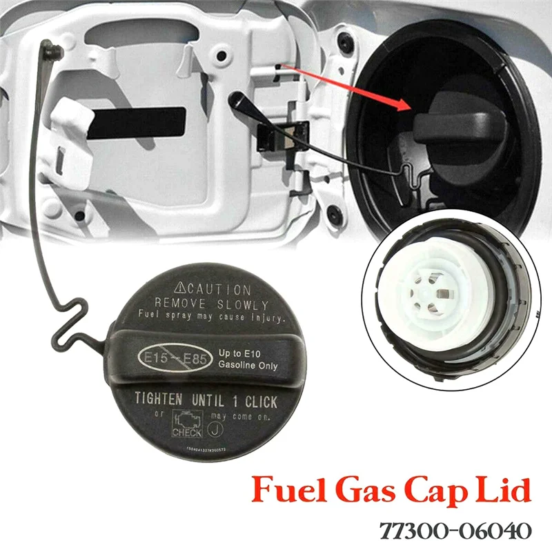 1Pcs Car Fuel Tank Gas Cap Cover for GS IS 77300-52030,77300-52040