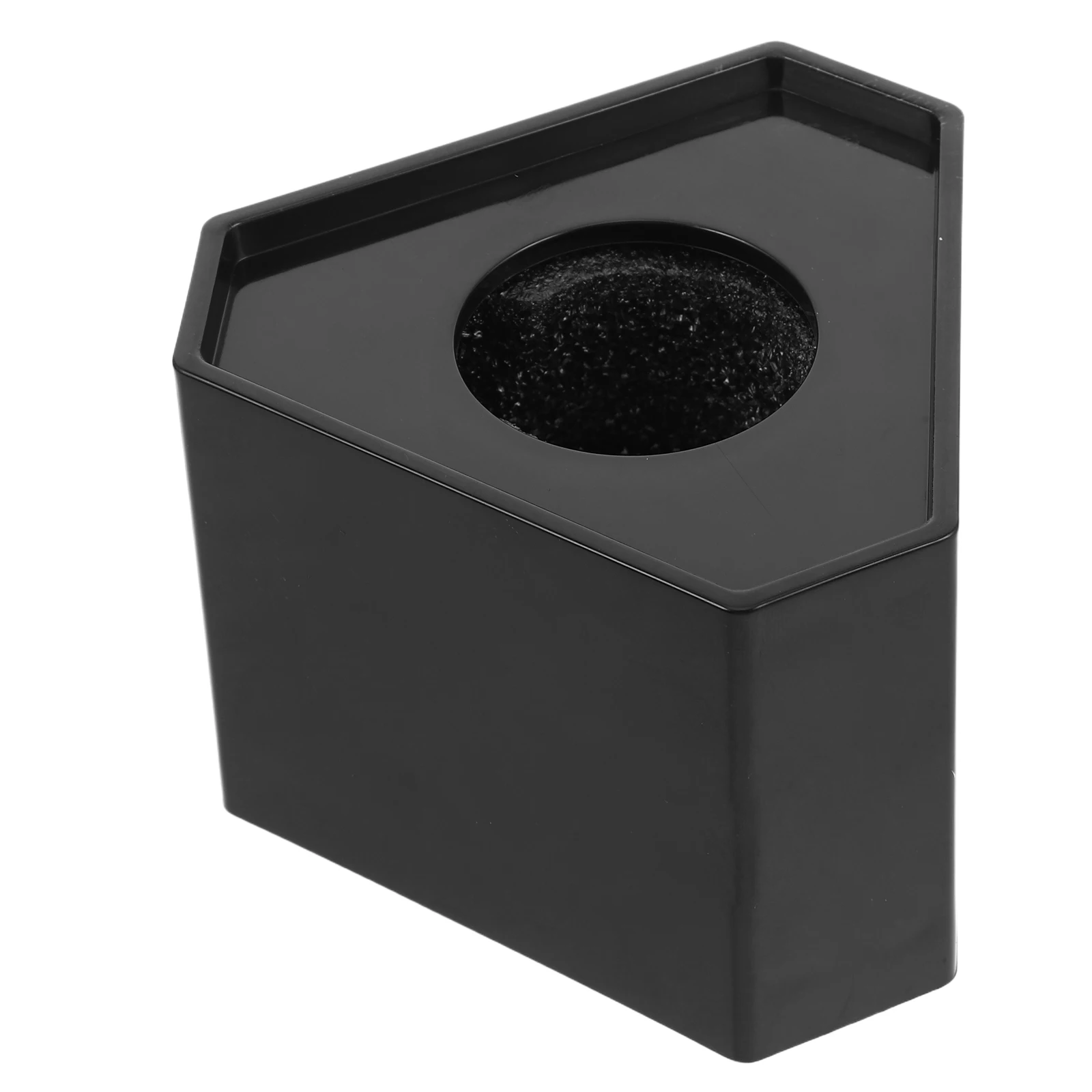 

Sturdy Desktop Microphone Logo Flag Station For Interview Speech Recording Mic Stand Plastic Cube Mic Flag Station Interview