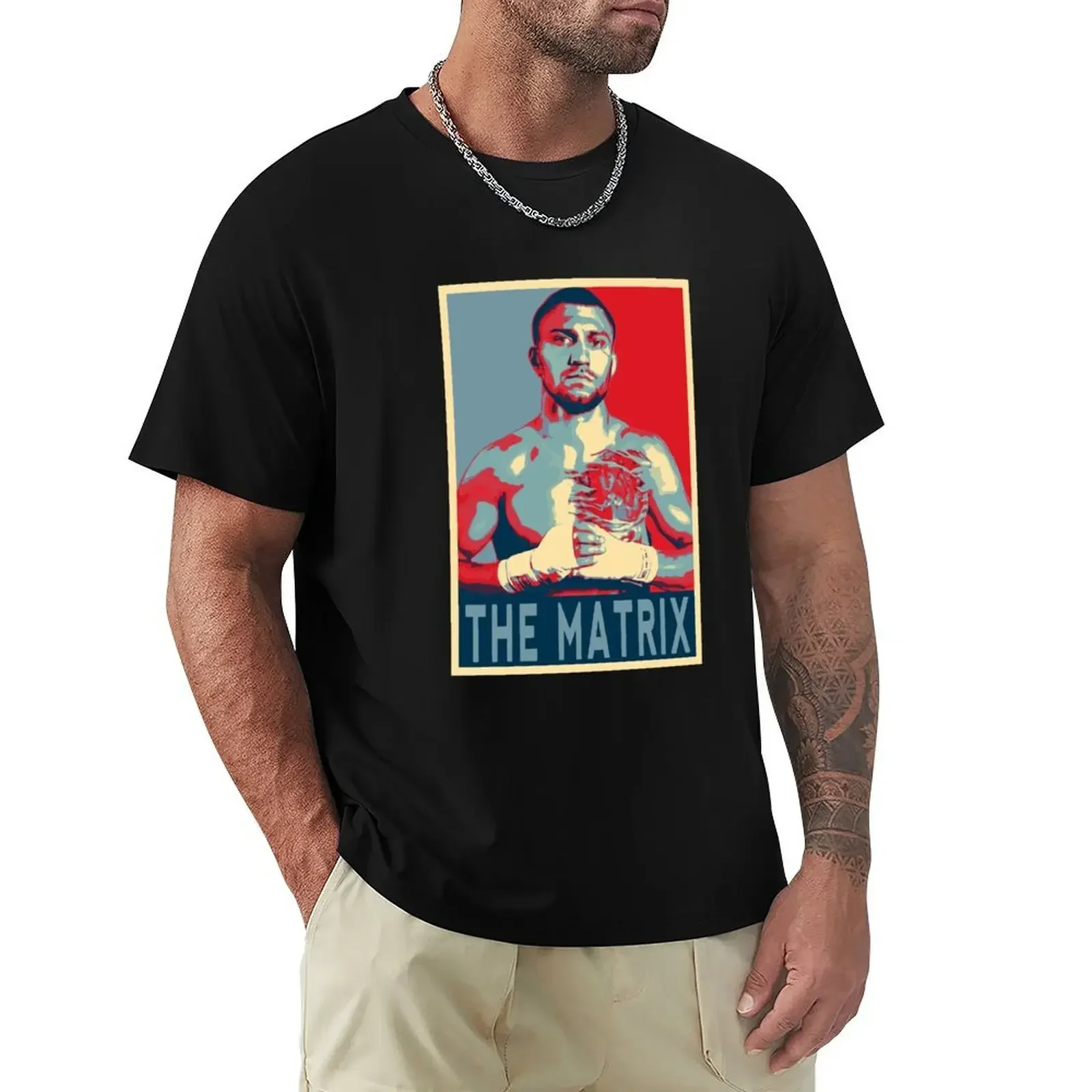 

Vasyl Lomachenko The Matrix T-Shirt For A Boy Cute Tops Funnys Men's T Shirts