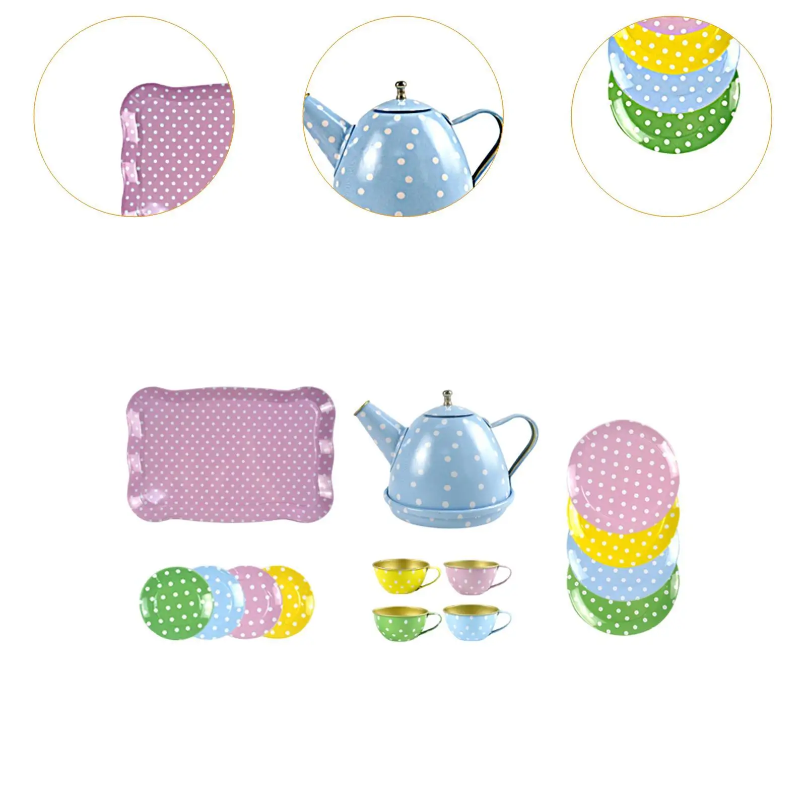 Menina pequeno conjunto de chá brinquedo princesa brinquedos simulação pai criança interação chá