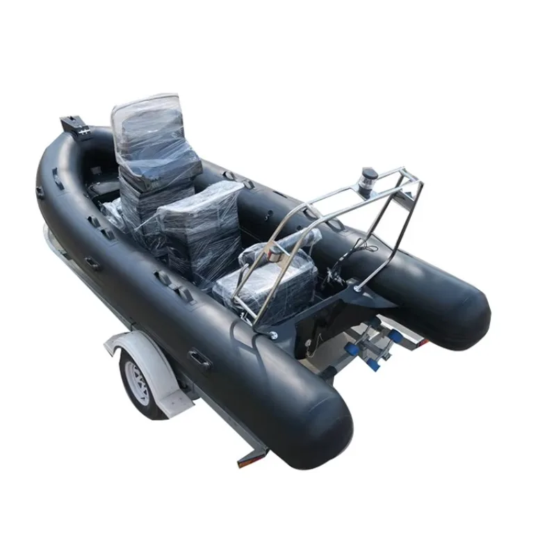 【Más vendido】Califo inflable de fibra de vidrio RIB-420 para Kayak, barco eléctrico para Surf y Rafting, casco para barco de pesca para remo y venta