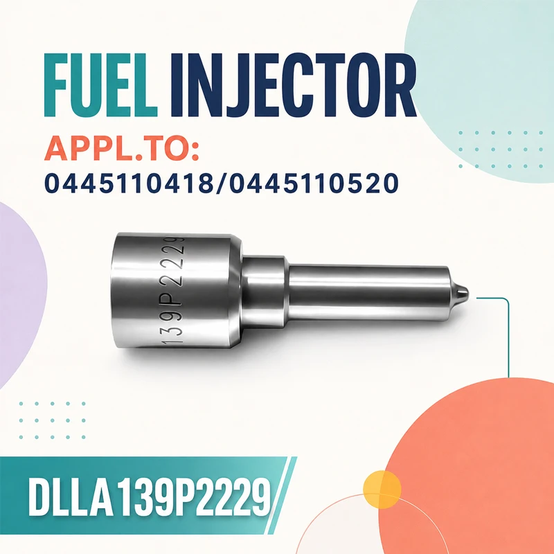 DLLA139P2229 Common Rail Euro III Fuel Nozzle Repair Parts Are Suitable For Iveco Bosch Fuel Injector Nodel : 0445110520 LF2242