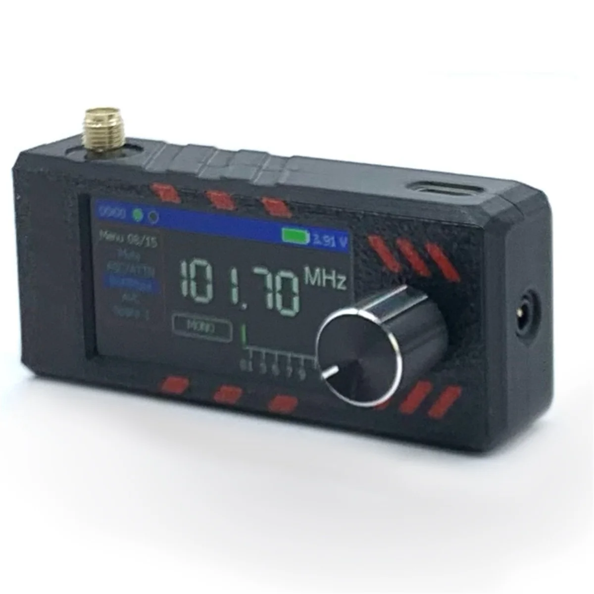 ABJZ 0.5-108Mhz Mini SI4732 مستقبل راديو كامل النطاق، يدعم FM AM (MW وSW) ومضخم صوت سماعة الرأس المدمج SSB