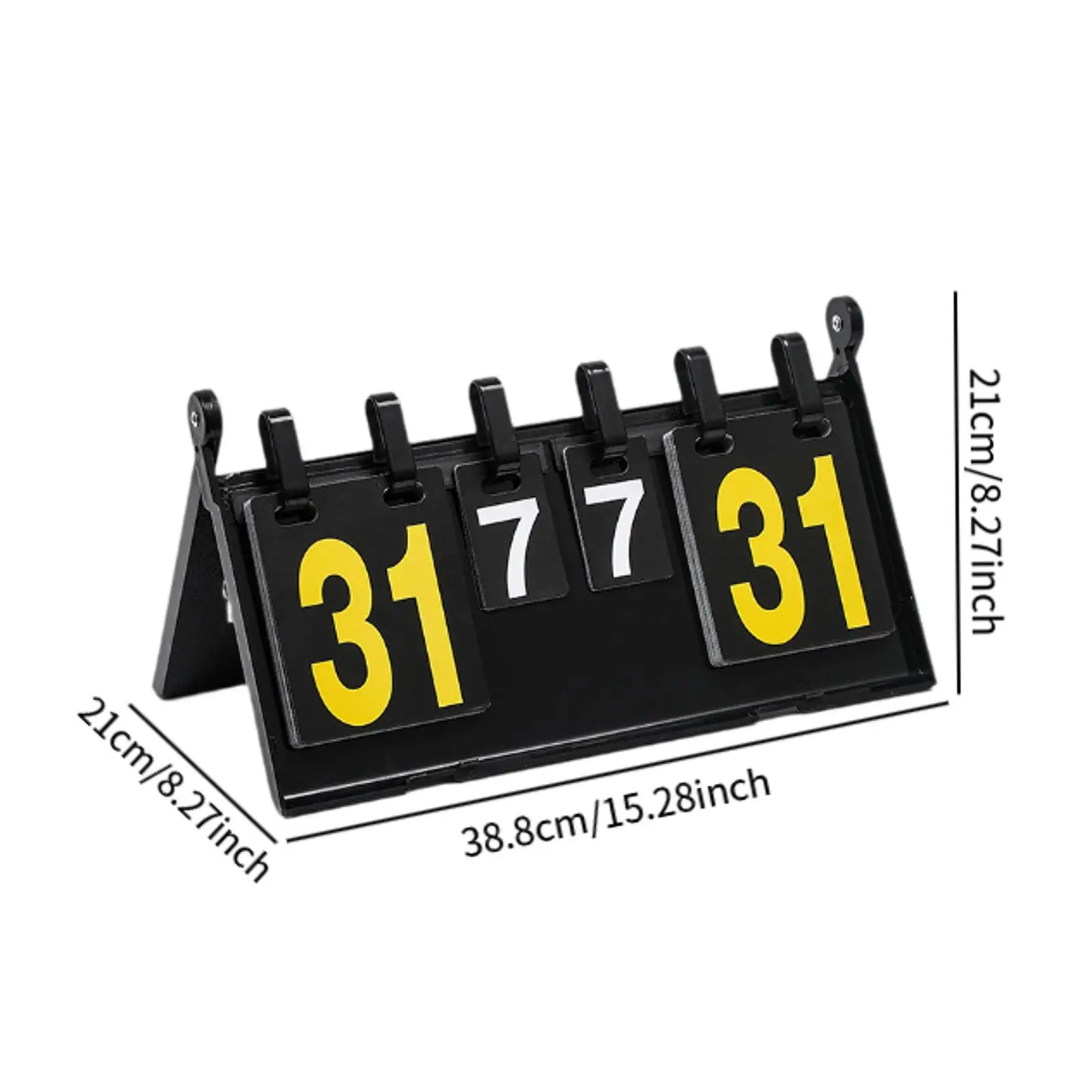 Flip Scoreboard 4 Digit Score Counter for Badminton Volleyball Baseball