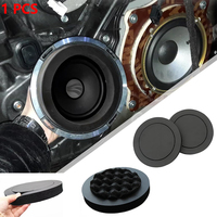 1PC 4/5/6.5 Inch Speaker Sound Car Speaker Sound Insulation Ring Cotton Bass Door Trim Soundproof Auto Interior Accessories Foam