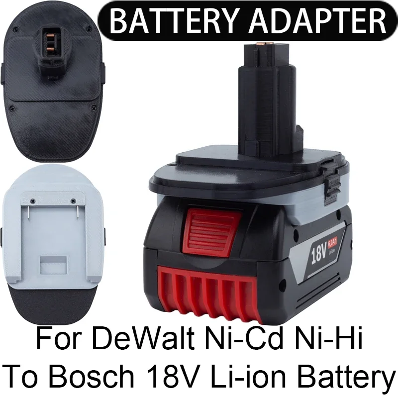 

Battery Adapter/Converter for DeWalt Ni-Cd Ni-Hi Tools to Bosch 18V Li-ion Battery Adapter power tool accessories