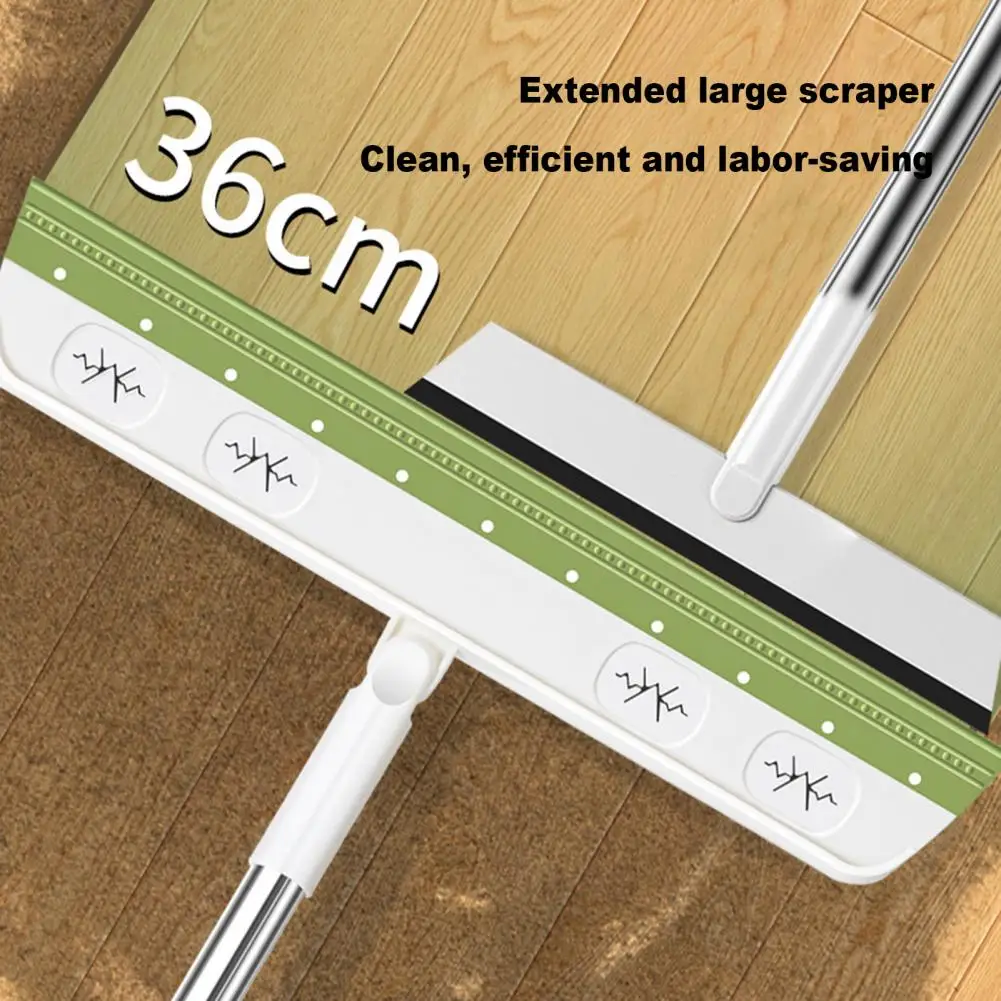 New Magic Silicone Broom Lengthen Floor Cleaning Squeegee Pet Hair Dust Brooms Bathroom Floor Wiper Household Cleaning Tools