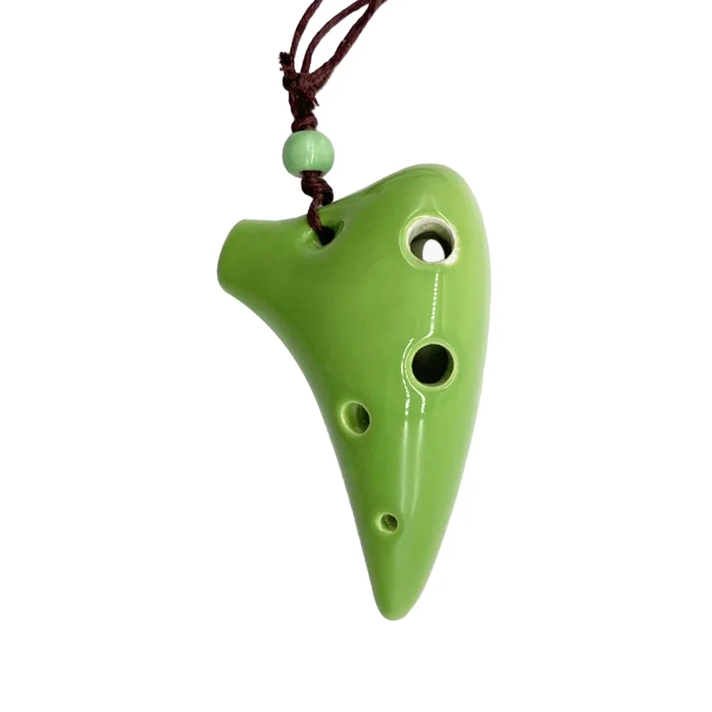 Alto C Ceramic Ocarina, Submarine Style, Musical Instrument, 6 Holes