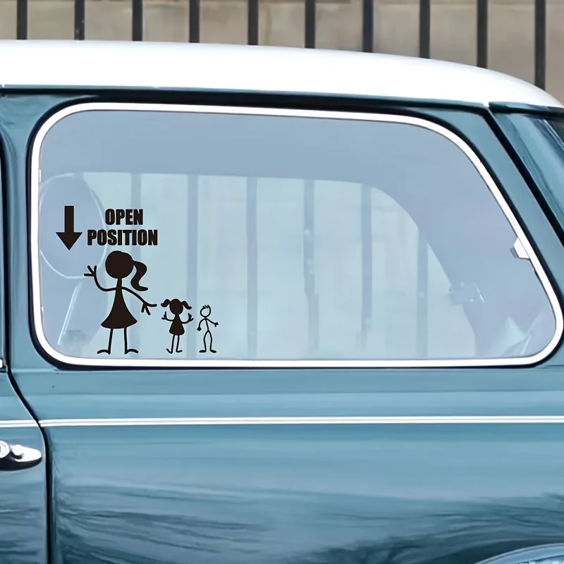 قطعة واحدة من ملصقات الفينيل العائلية الممتعة - متينة مقاومة للماء، ديكور رائع لنوافذ السيارة وأجهزة الكمبيوتر المحمولة والمجلات ومقابض الهاتف