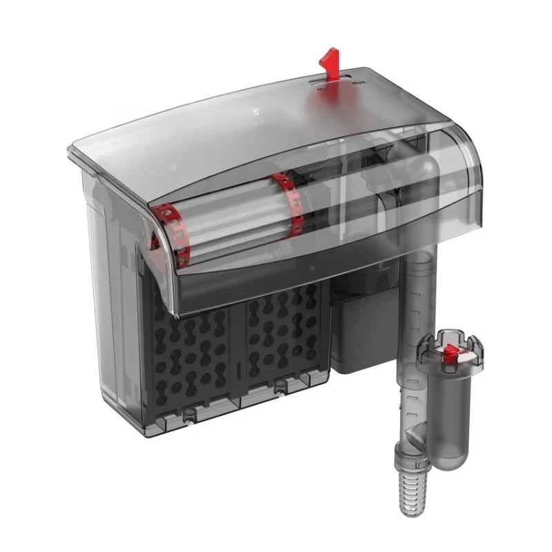 

New Marine Aquarium Filters Bio-Wheel Hang on Back Filter with Spiral Floating Skimmer for Efficient Filter Aquarium