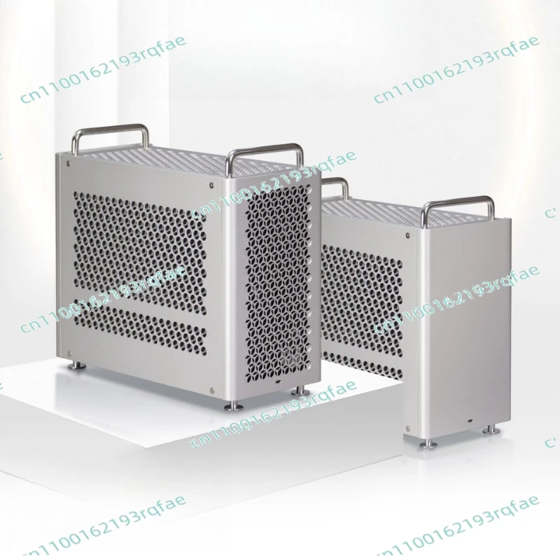 B2Pro All-Aluminum MATX Case, Portable Compact Handheld PC Case with Design for DIY Desktop Builds