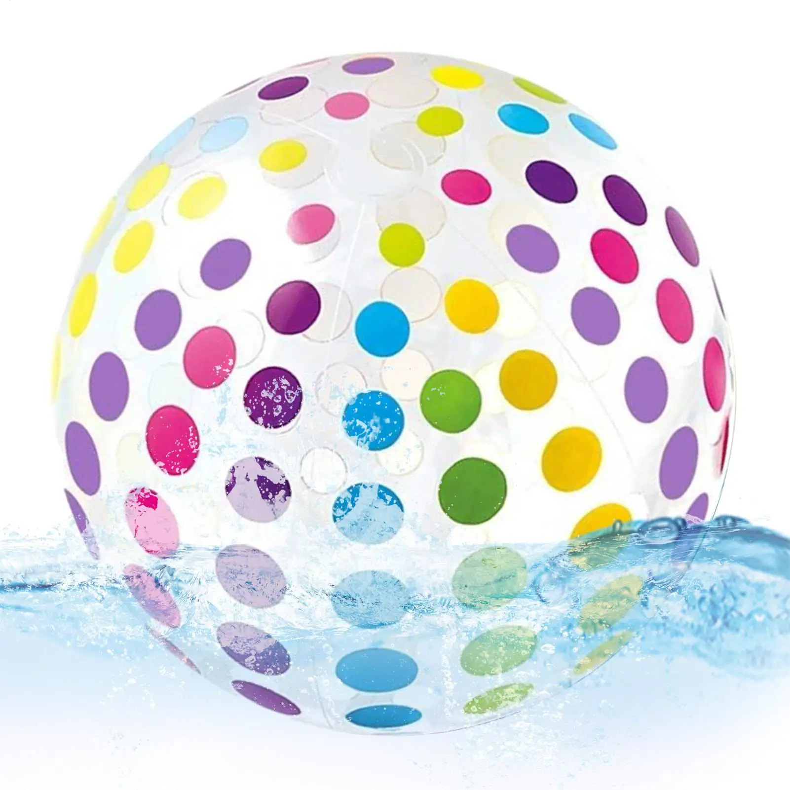 子供用ビーチボール、膨らませるスポーツトレーニング玩具、耐摩耗性ポータブル16インチビーチボール、チームスポーツ、パーティー、プール、学校用