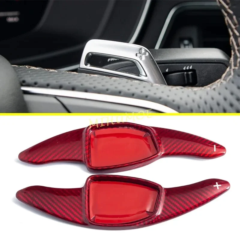 Quick ReleaseGenuine Carbon Fiber Car Steering Wheel Shift Paddles Shifter Extensions RS3 RS4 RS5 RS6 RS E-Tron GT 2020-2025 - view 4