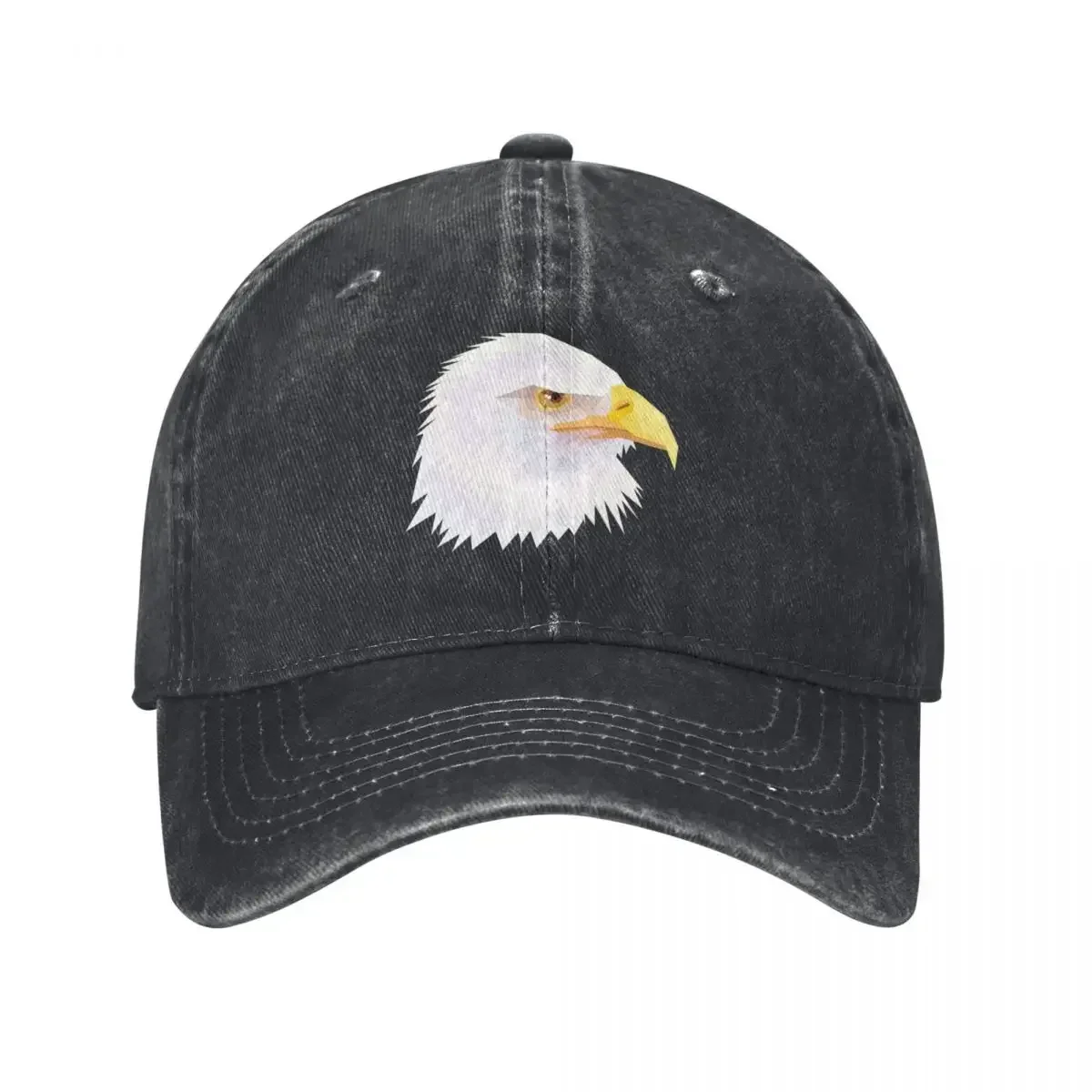 

Low Poly Bald Eagle Baseball Cap Sports Cap western Hat Men's Women's