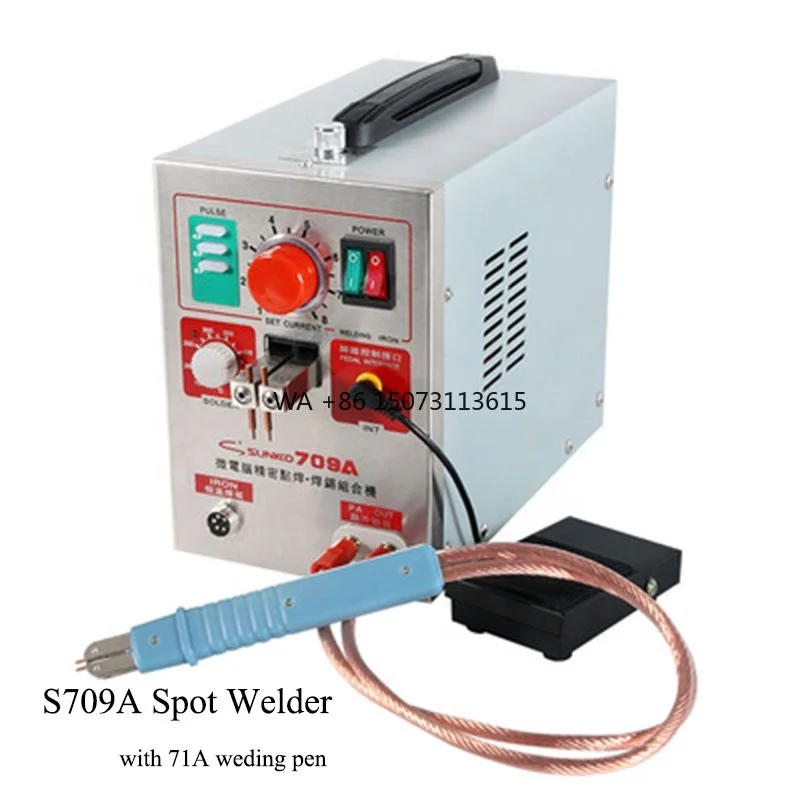 

SUNKKO 709A Battery Spot Welder with HB-71A Welder Pen for 18650 WELDING STATION Spot Welding Machine 220V /110V