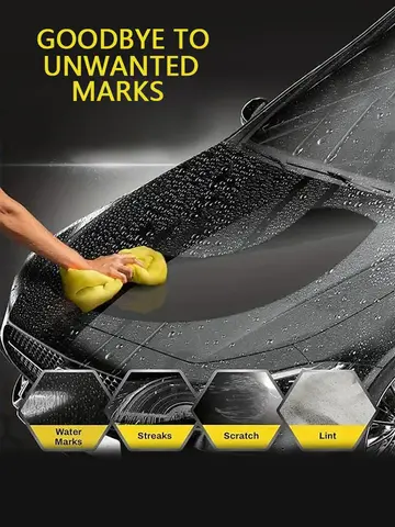 Car Towel Pva Wash Premium Quick-Dry Towel Ultra Absorbent Scratch-Free Reusable For Auto Maintenance Soft Cloth color random