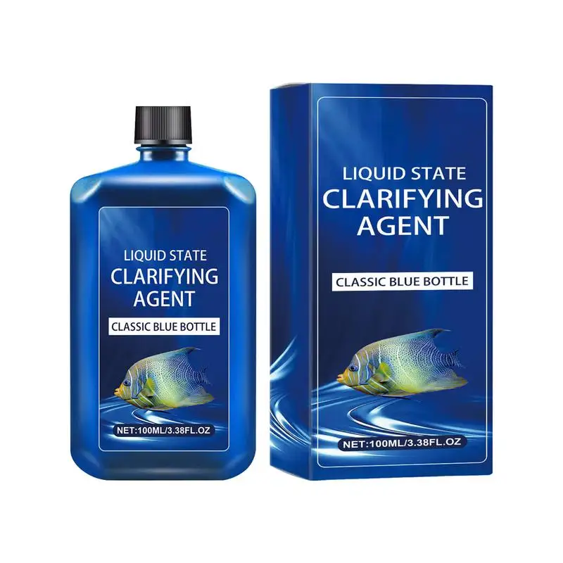 Aquarium Gravel Cleaner Aquarium Cleaning Solution 100 Ml Safe Cleaning Solution Water Clarifier For Aquarium