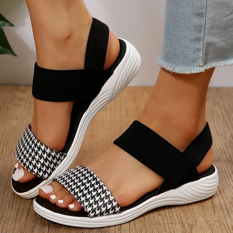 

Сандалии женские спортивные на плоской подошве, модная дизайнерская Повседневная пляжная обувь, модные кроссовки для бега