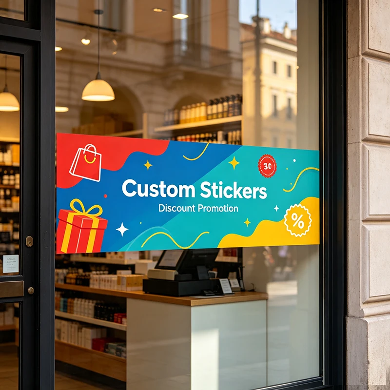 Any Size 100cm Custom Sticker Suitable Hotel Homestay Decoration Staircase step sticker School Travel Group Commercial Promotion