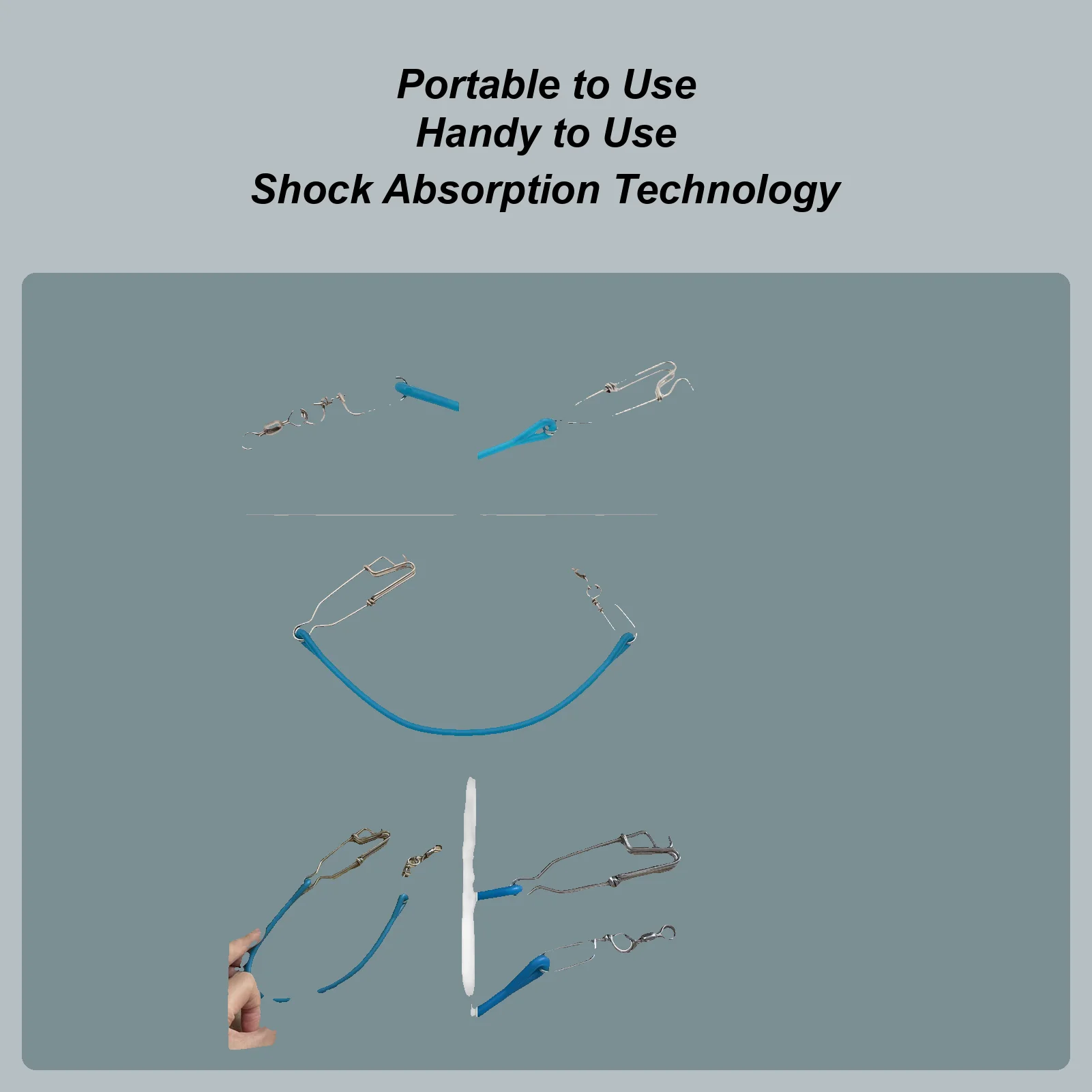 

Рыболовный троллинговый труббер Downrigger Snubber с поворотным пресноводным троллинговым амортизатором для рыбалки, каякинга, морской лодки