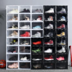 Transparent Acrylic Shoe Storage Multi-Layer Home Door Shoe Rack Magnetic Thickening Hard Plastic Storage And Finishing Shoe Box