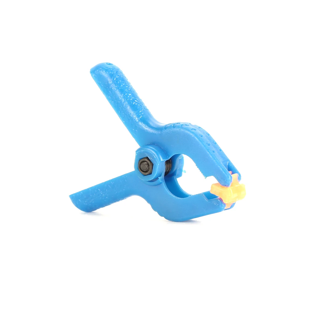 10pcs Spring Clamps Blue Cramps Heavy-duty Jaw Opening Kit Nylon Grip Plastic Woodworking Hot sale New Practical