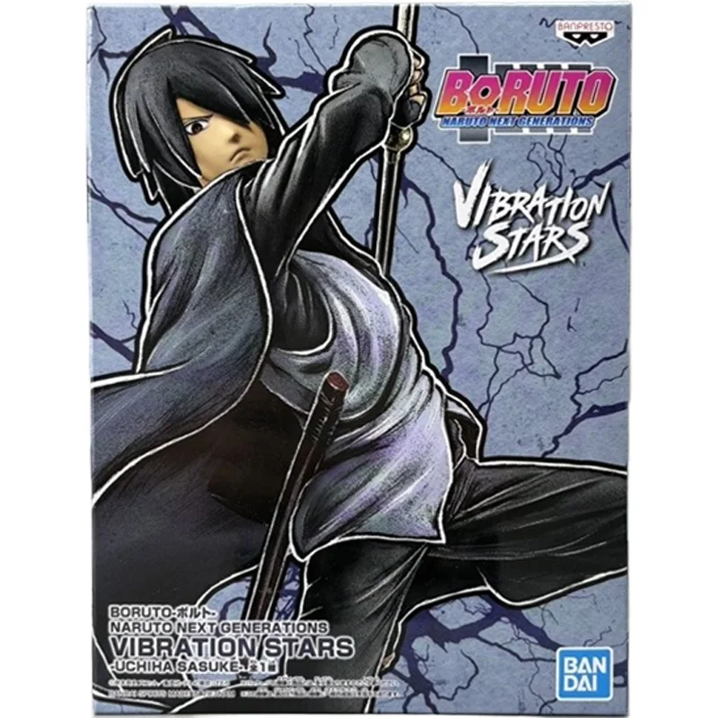 Figur model PVC Uchiha Sasuke BORUTO NARUTO NEXT GENERATIONS VIBRATION STARS asli BANDAI NAMCO BANPRESTO