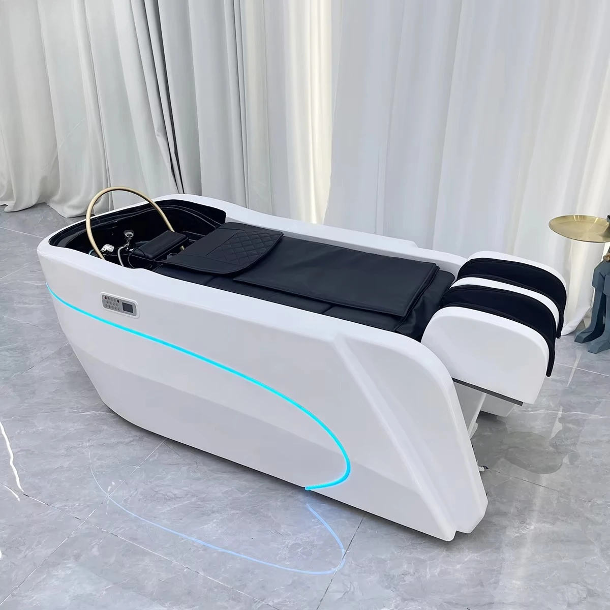 

Новый дизайн, парикмахерская, кресло-шампунь с массажным электрическим креслом, массажное кресло, массажное кресло для мытья волос, массажный шампунь, кровать