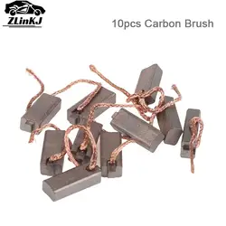 10pcs 5*7*19mm Electric Generator Carbon Brushes Car Alternator Power Tools Car Regulator Low Copper