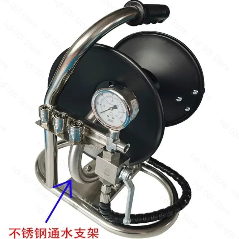 Sewer cleaning machine pipeline, coil equipment, high-pressure hose coil