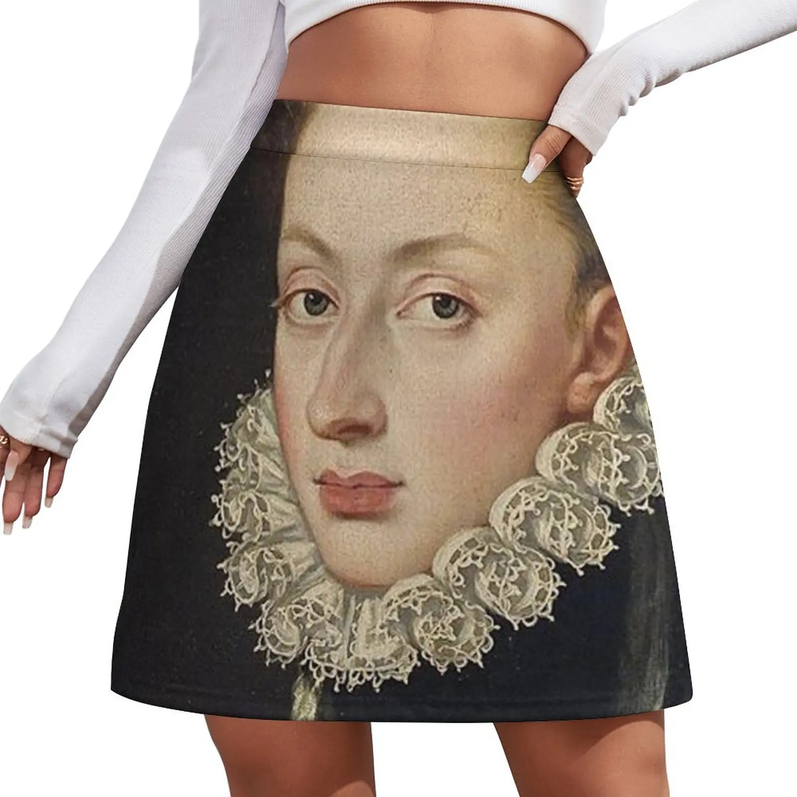 

Portrait of Sofonisba Anguissola Joanna of Portugal Mini Skirt clothes for woman summer skirts korean style skirt Mini Skirt