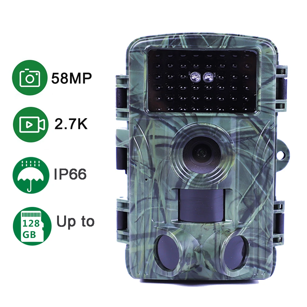 2.7K WIFI Outdoor Hunting Trail Camera PR900 Wildlife Cam Track Motion Activated Infrared Night Vision Waterproof Photo Trap 