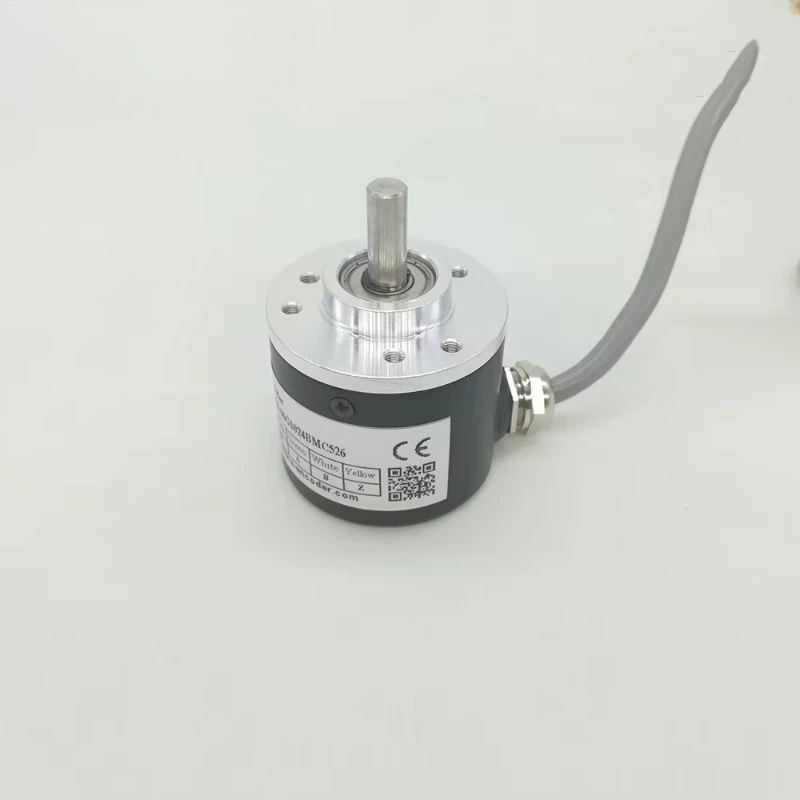 Encodeur rotatif à arbre solide de 6mm, pilote de ligne 1000ppr pour contrôle Intelligent, GHS38-06G1000BML526