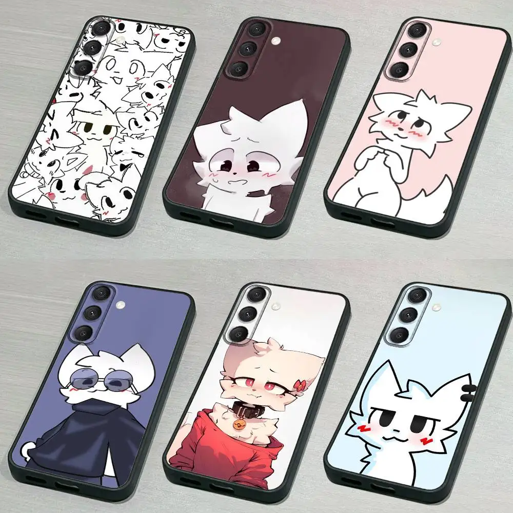 

C-Cute Boykisser-es F-Furry Phone Case For Samsung S 25,24,23,22,30,21,10,9,Ultra,Plus,Lite,FE,4,5G Black Soft Case