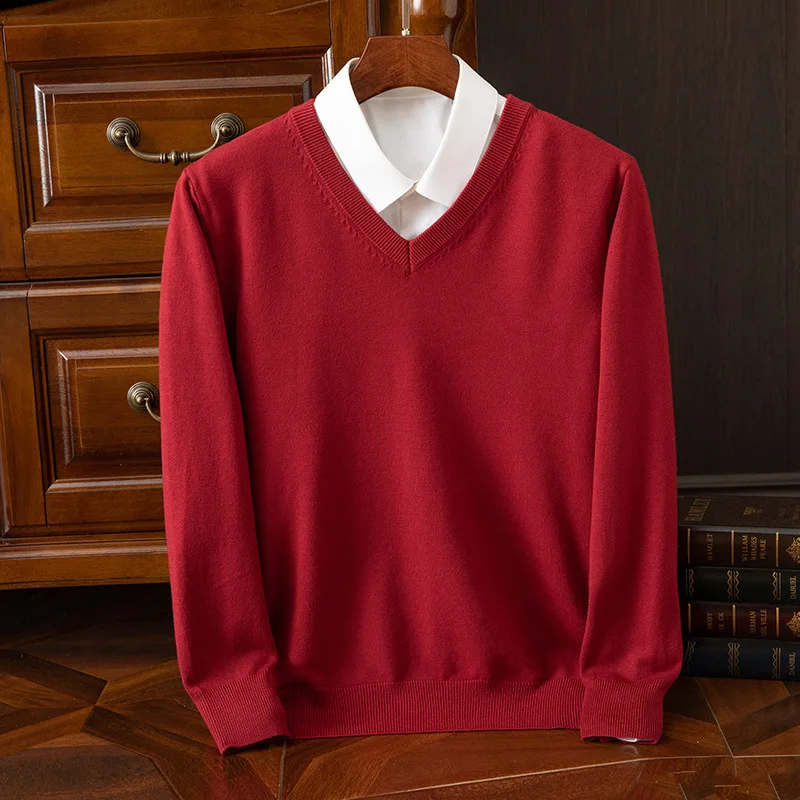 NONE Cashmere V-Neck Pullover 4XL 4