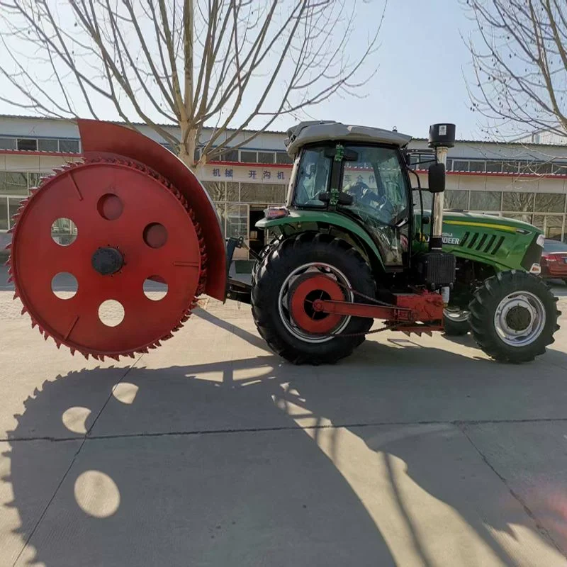 Agricultural crop planting chain trenching machine, tap water pipeline trenching machine, buried line trenching machine