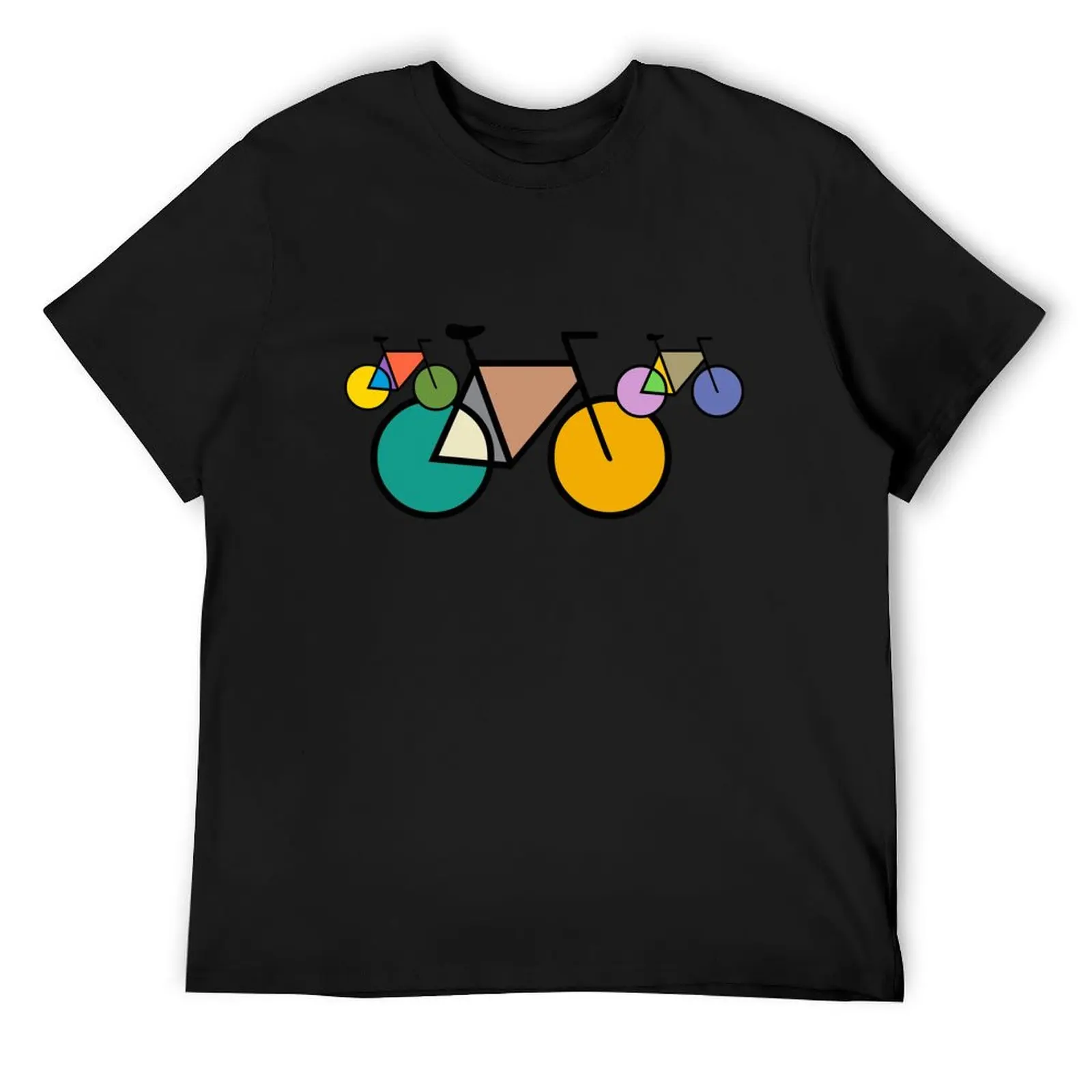 

Geometric Mondrian Bicycles T-Shirt summer shirt valentines boutique clothes customs fitted t shirts for men