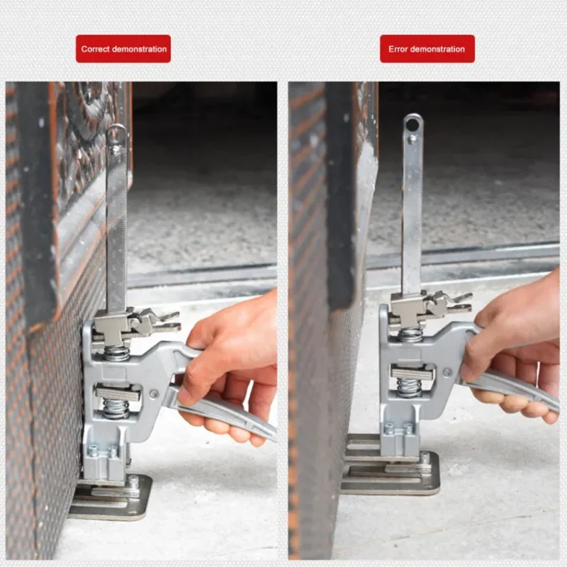 1/2 Stuks Handlifting Gereedschapsset Arbeidsbesparende Arm Jack Deurpaneel Gipsplaten Boord Lifter Tegel Hoogte Versteller Liftgereedschap