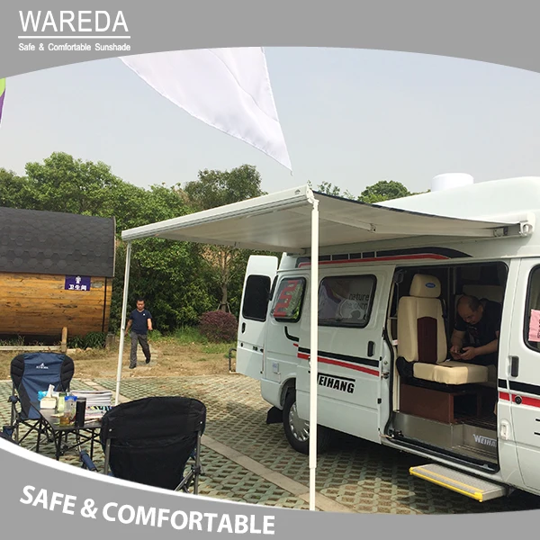 ظلال الشمس كاسيت كامل صغير متنقل مقطورة Rv قافلة المظلة